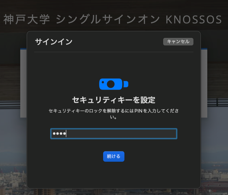 ロックの解除