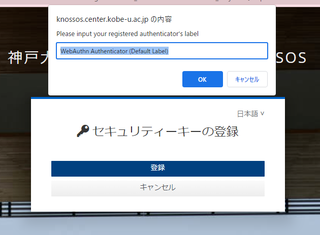 ロックの解除